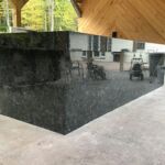 Volga Blue Granite Outdoor Kitchen