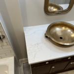 Alabaster Gold Quartz Vanity