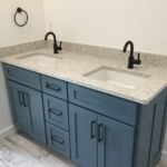 Peppercorn White Quartz Vanity in Boonville, NY
