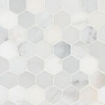Arabescato Carrara 2inch Hexagon Honed