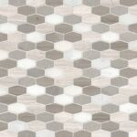 Bellagio Blend Elongated Hexagon Honed