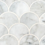 Calacatta Blanco Scallop 10mm Polished Calacatta Blanco Scallop 10mm Polished