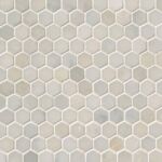 Simply White 1in Hexagon Polished