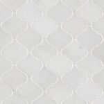 Simply White Arabesque Pattern Polished
