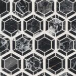 Esagono Nero Polished Hexagon