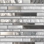 Stellar Silver Interlocking Glass tile