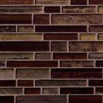 Chocolate Sundae Interlocking Crystallized Glass Mosaic