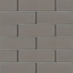 Avalon Grey Beveled Subway 4x12