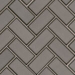 Avalon Grey Beveled Herringbone Tile 8mm