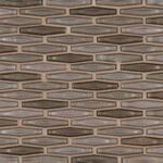 Satin Saddle Glass Tile 6mm