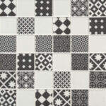Checkmate Patterned Glass Mosaic Tile 2x2