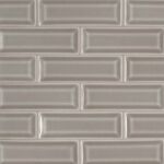 Dove Gray Ceramic Tile 2x6 Beveled