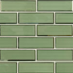 Evergreen Glass Subway 2x6x8mm Beveled