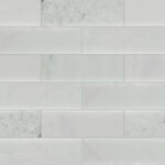 Greecian White Marble Subway 4x12