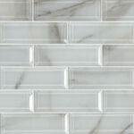 First Frost Beveled Glass Subway 8mm