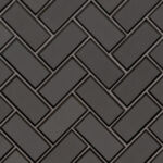 Uptown Grey Beveled Herringbone Tile 8mm