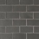 Metallic Gray Subway Tile 2x4x8mm