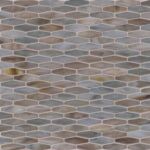 Safari Stained Glass Elongated Hexagon Mosaic Tile