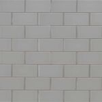 Oyster Gray Subway Tile 3x6x8mm