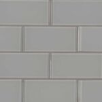 Oyster Gray Subway Tile 3x6x8mm