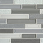 Silver Skyline Interlocking Glass Tile