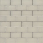 Snowcap White Subway 3x6x8mm