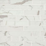 Statuario Fiume Interlocking 6mm