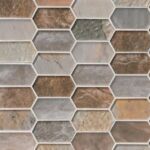 Sepia Picket Pattern 8mm