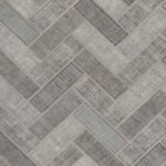 Woven Tweed Herringbone Glass Mosaic 3x6