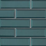 Emerald Glass 2.5x8 Beveled Tile