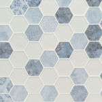 Denim Patchwork Hexagon 6mm