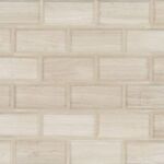 White Oak Marble Subway 2x4